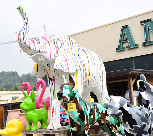 sculptures animaux